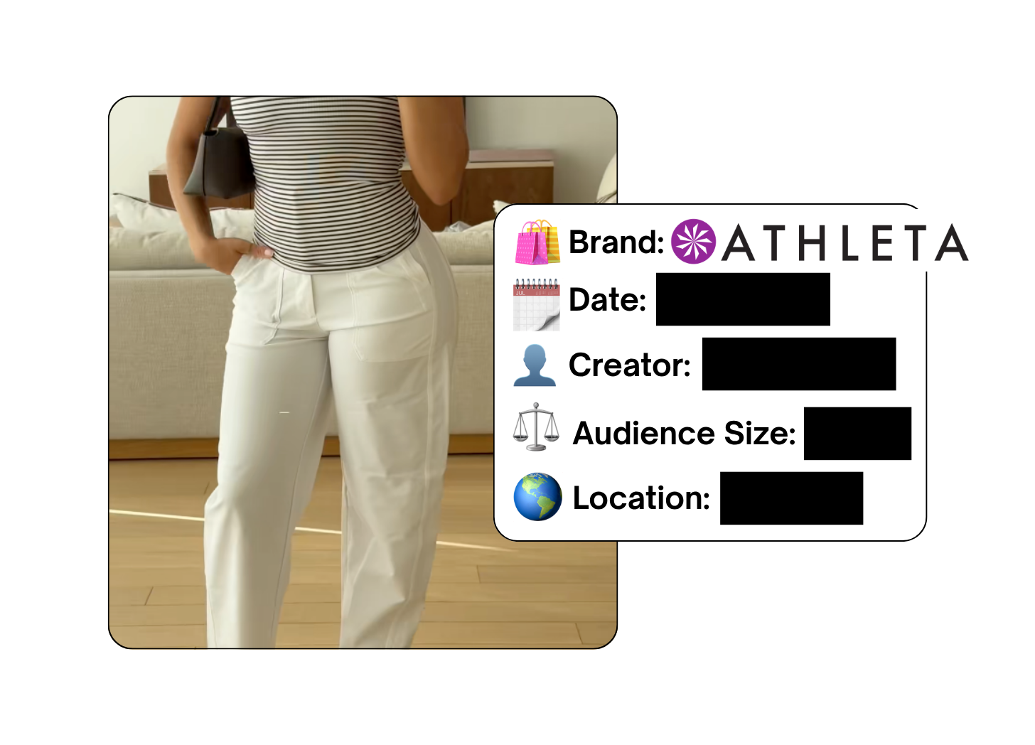 Spotted: ATHLETA in a new paid collab