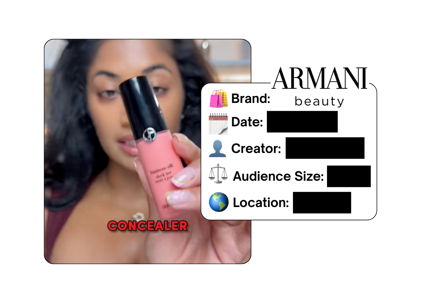 Spotted: Armani Beauty in a new paid collab