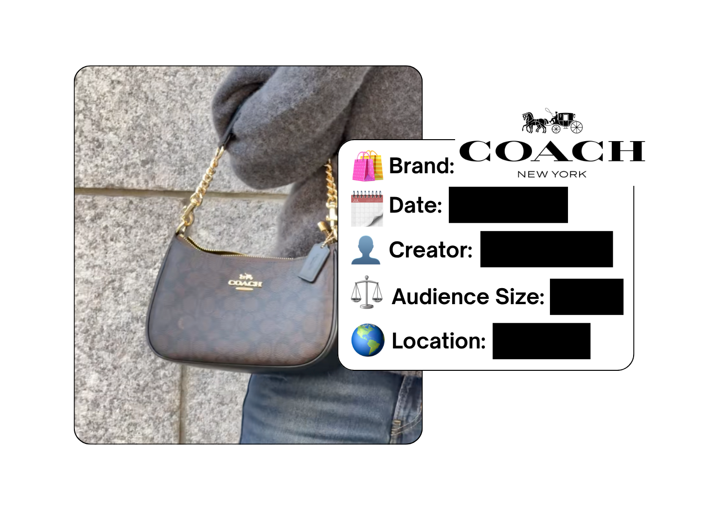 Spotted: Coach in a new paid collab