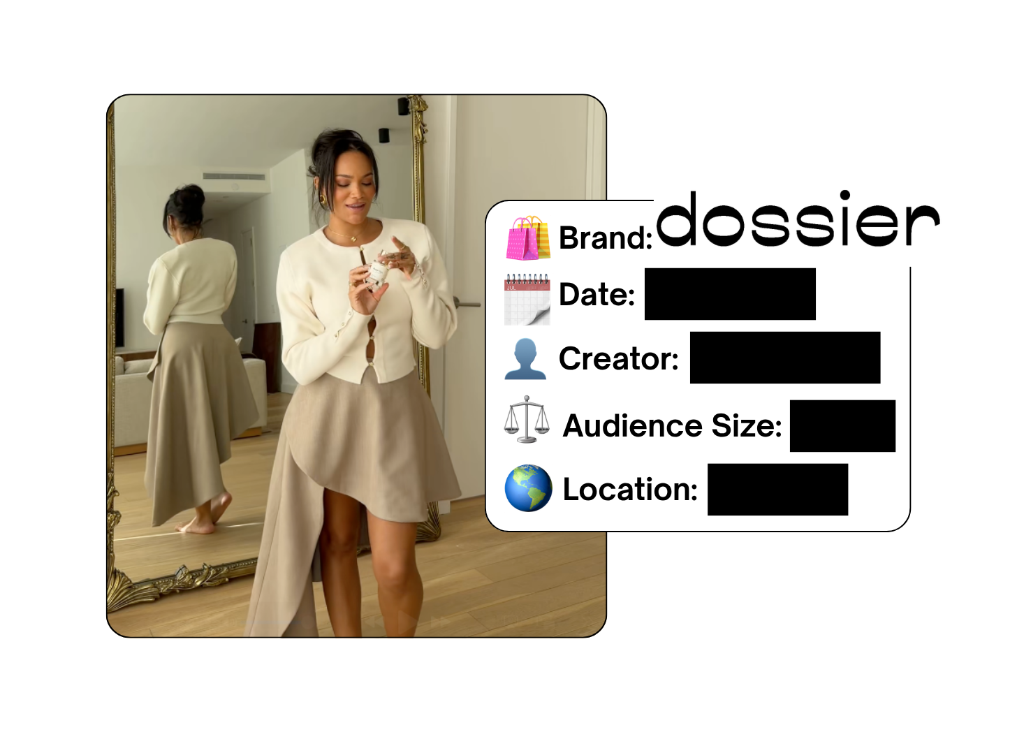 Spotted: Dossier in a new paid collab