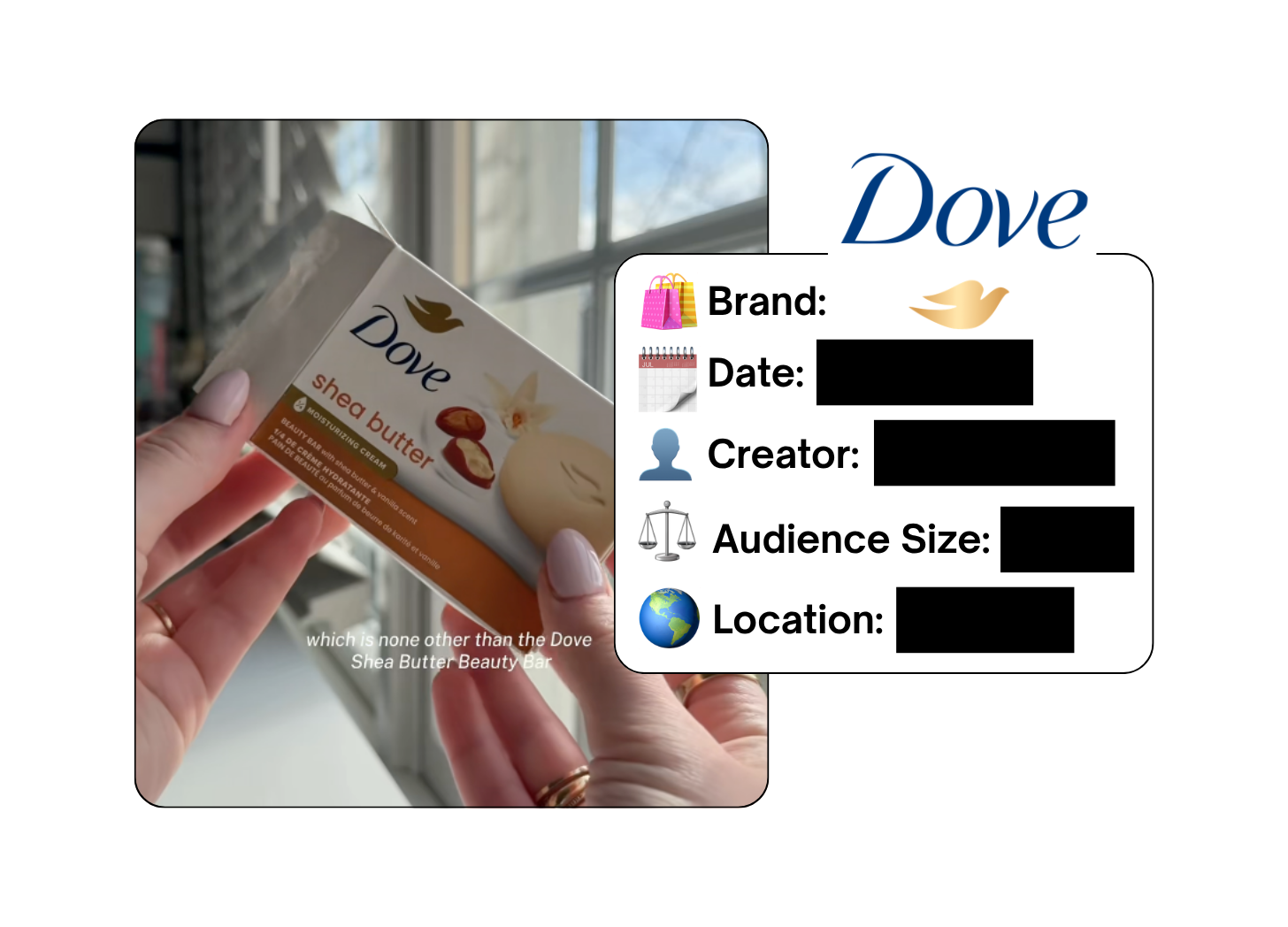 Spotted: Dove in a new paid collab