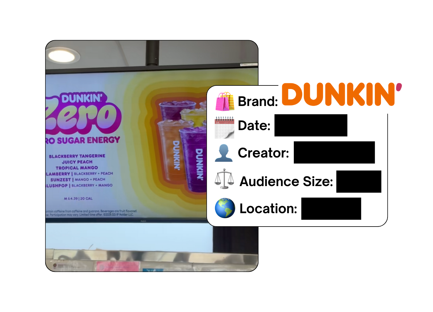 Spotted: Dunkin’ in a new paid collab