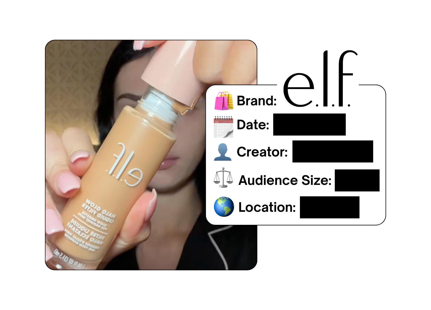 Spotted: Elf Cosmetics in a new paid collab
