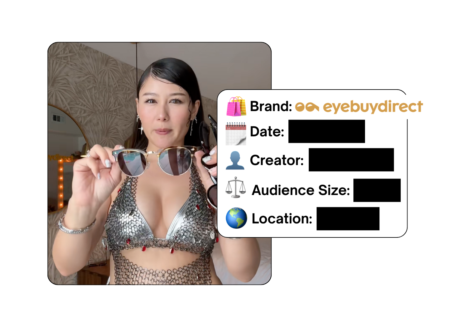 Spotted: Eyebuydirect in a new paid collab