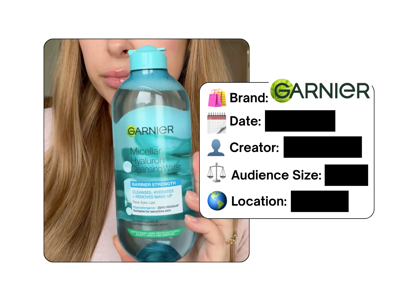 Spotted: Garnier in a new paid collab