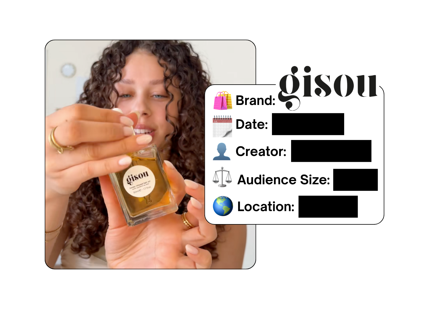Spotted: Gisou in a new paid collab