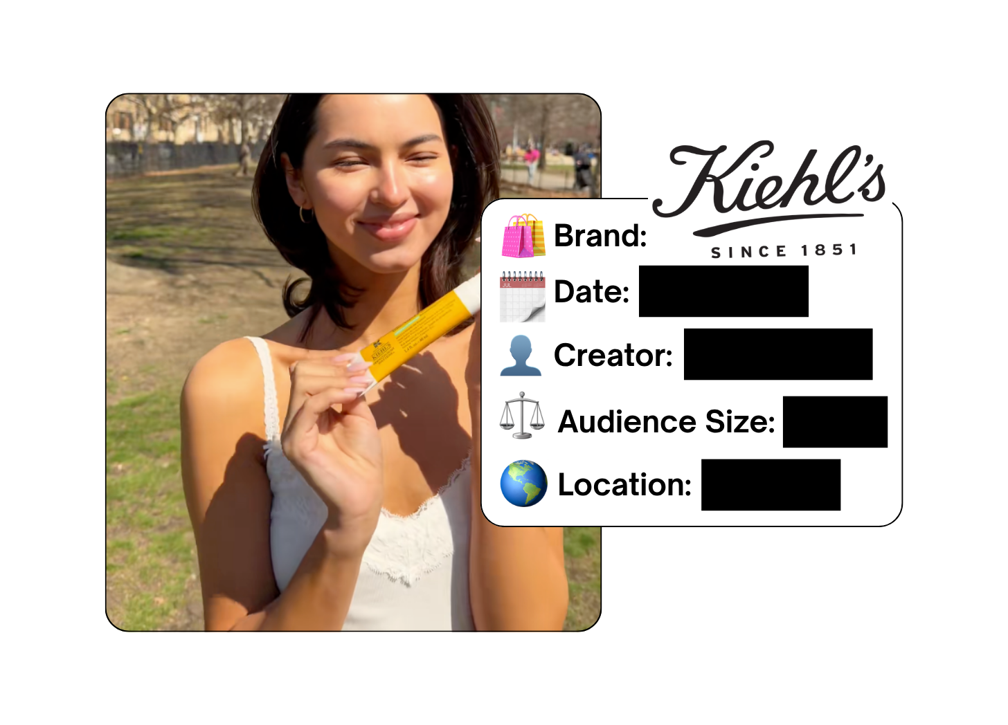 Spotted: Kiehl's in a new paid collab