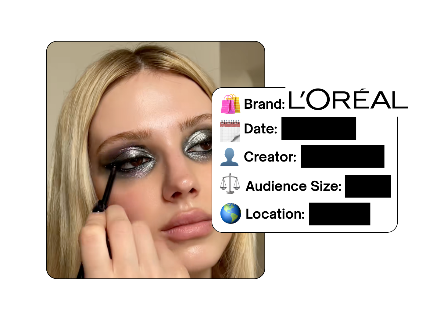 Spotted: L'Oreal in a new paid collab
