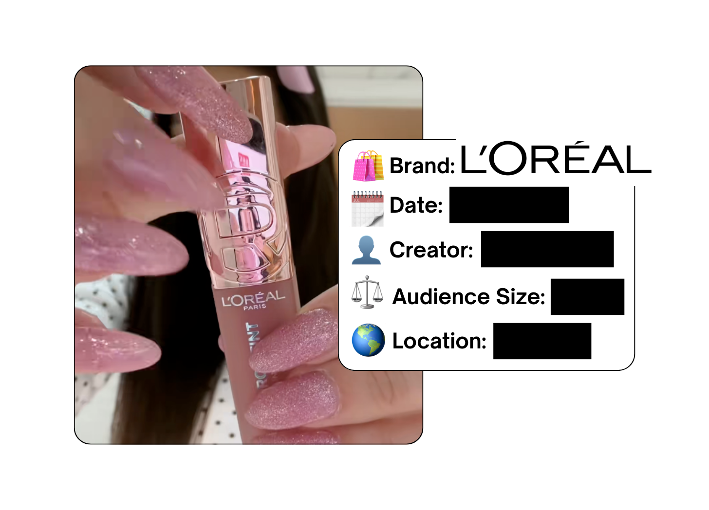 Spotted: L’Oreal in a new paid collab
