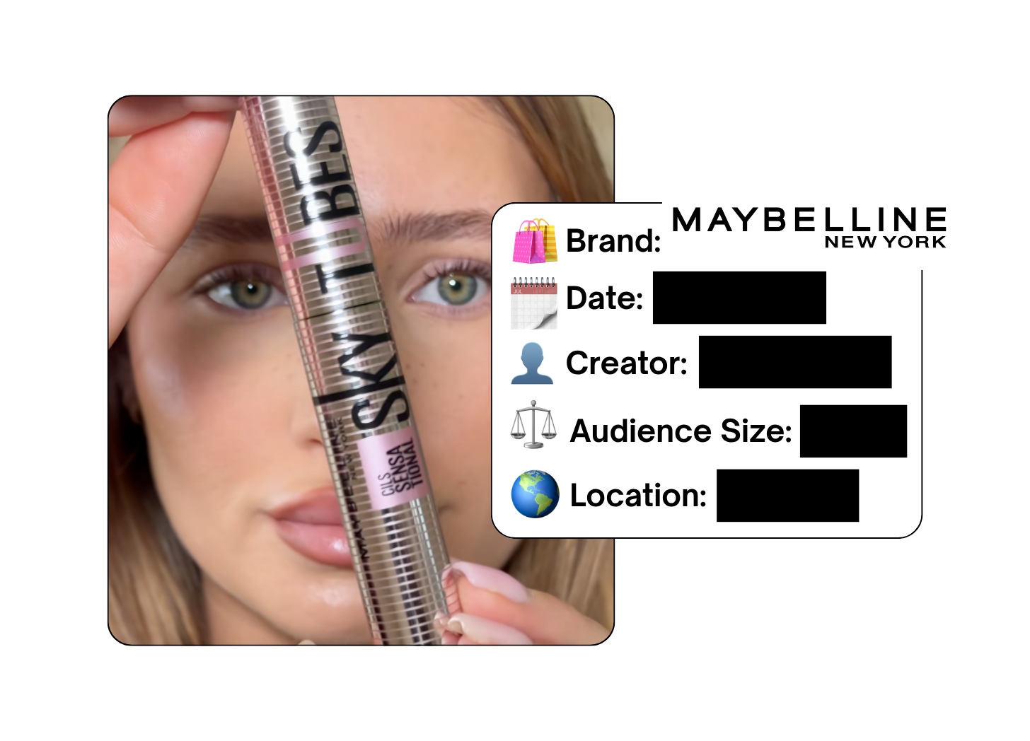 Spotted: Maybelline in a new paid collab