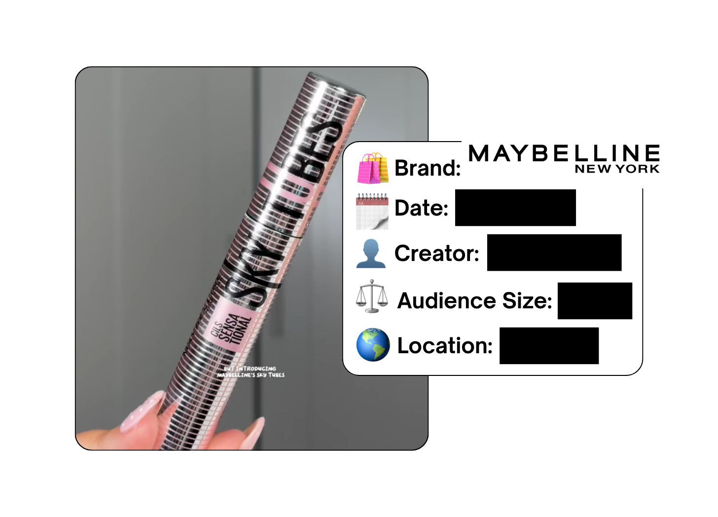 Spotted: Maybelline in a new paid collab