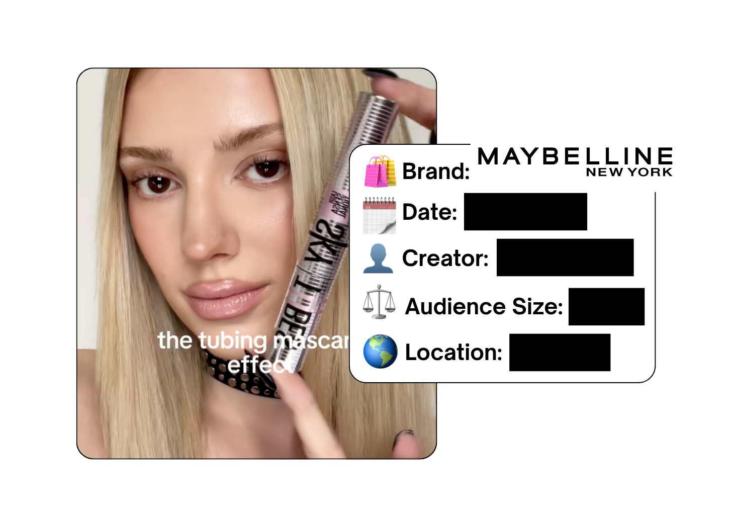 Spotted: Maybelline in a new paid collab