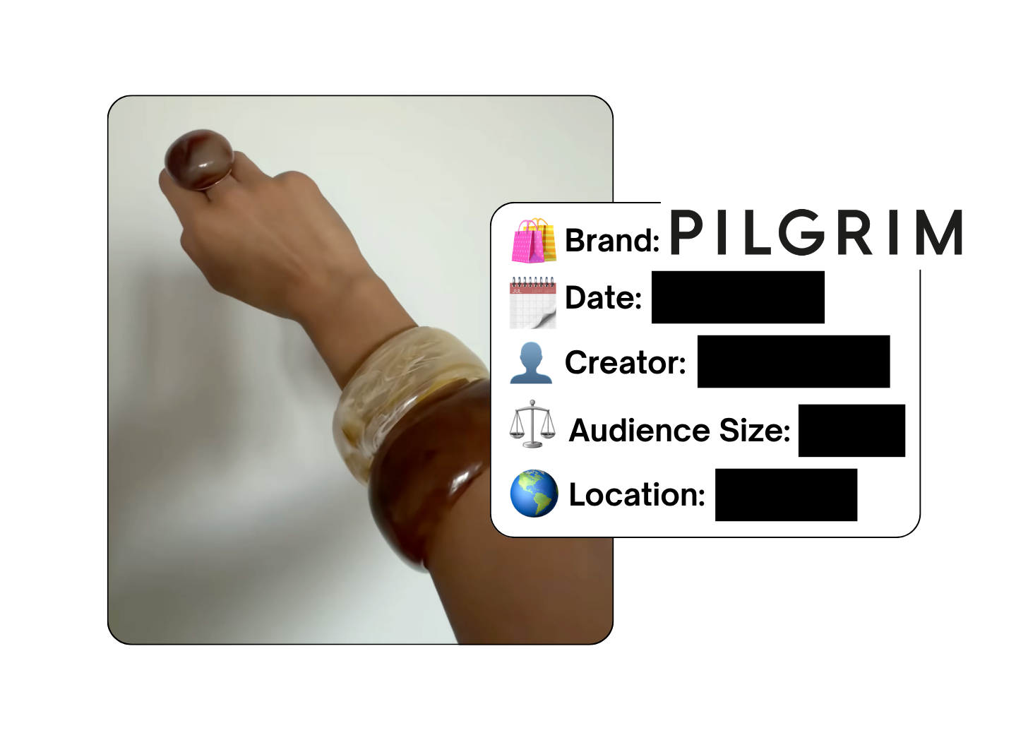 Spotted: Pilgrim Jewellery in a new paid collab