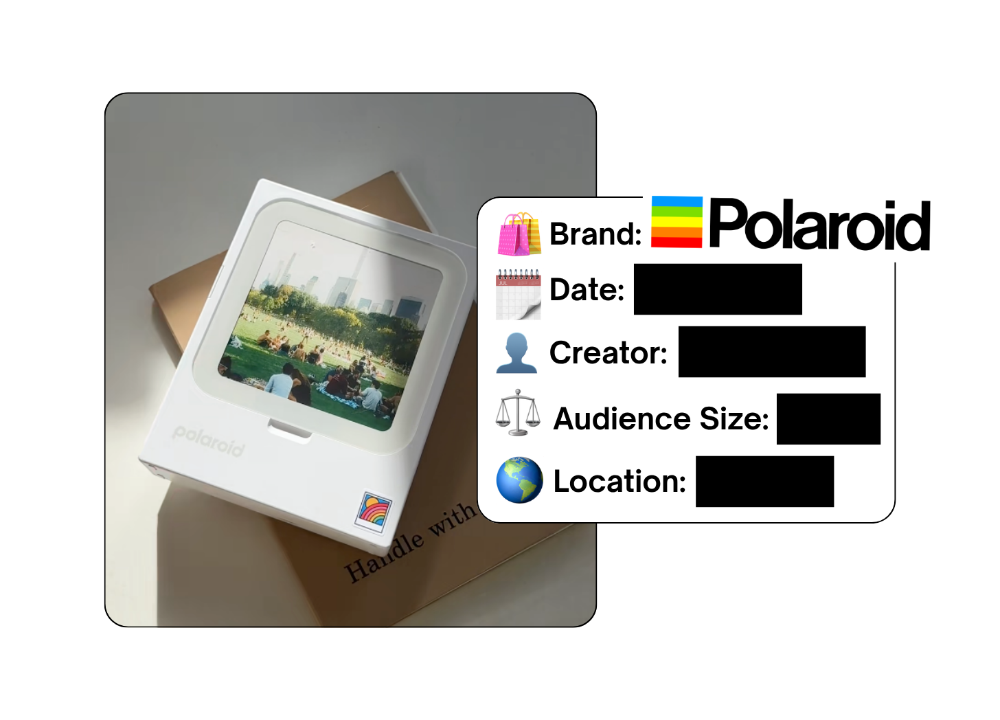 Spotted: Polaroid in a new paid collab