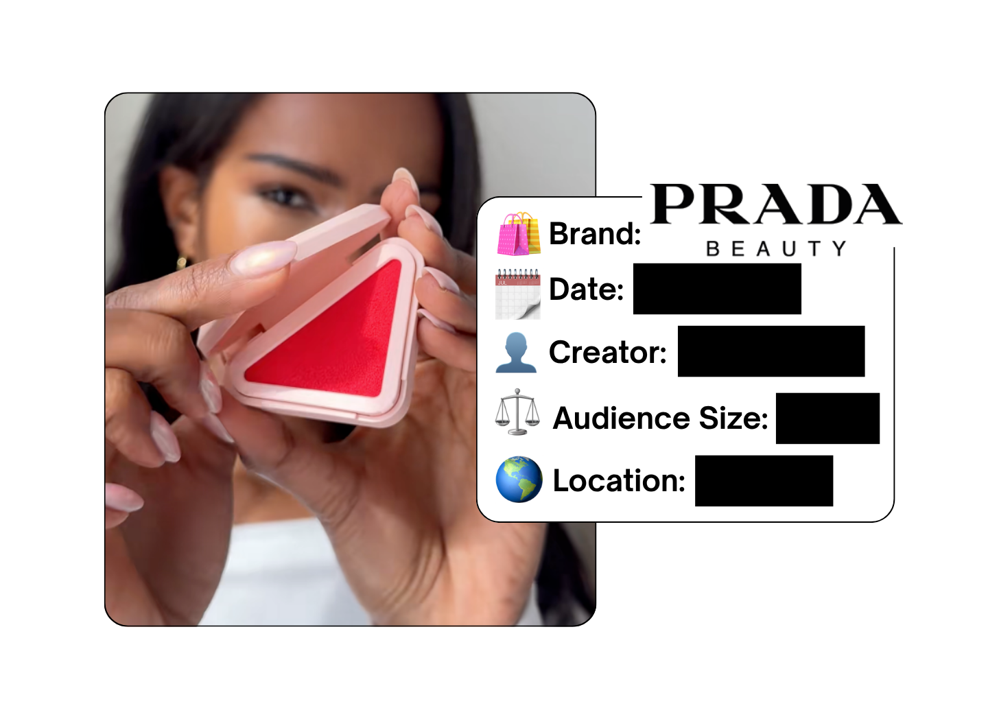 Spotted: Prada Beauty in a new paid collab