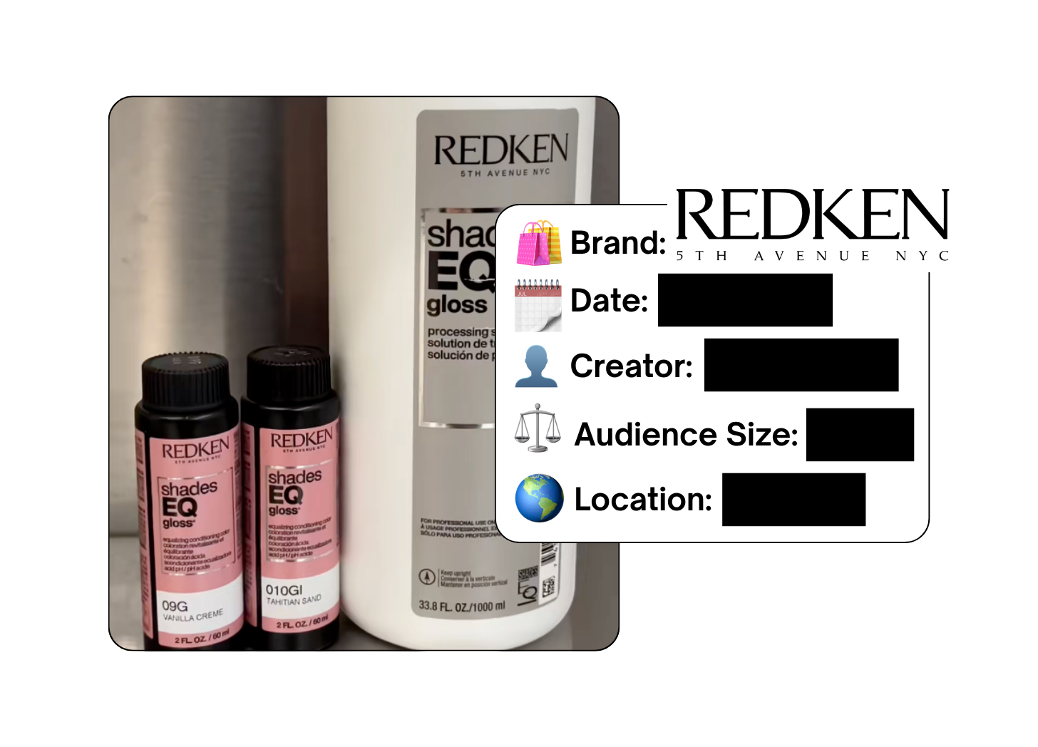 Spotted: Redken in a new paid collab