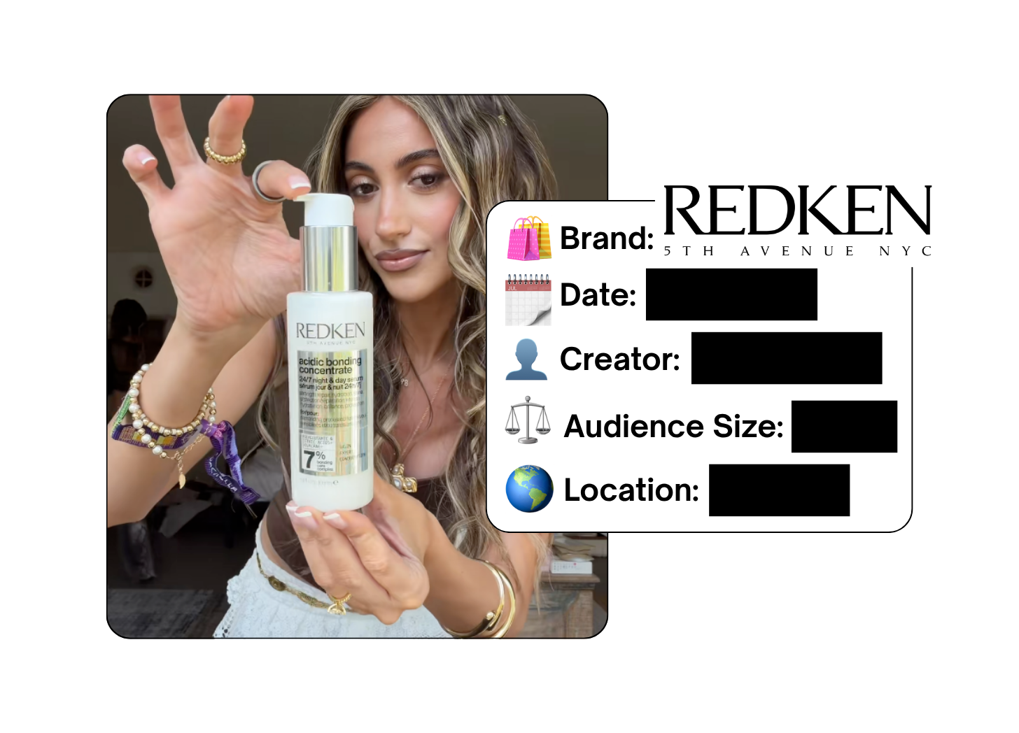 Spotted: Redken in a new paid collab