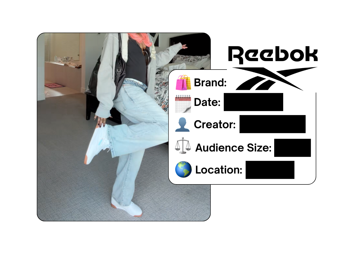 Spotted: Reebok in a new paid collab