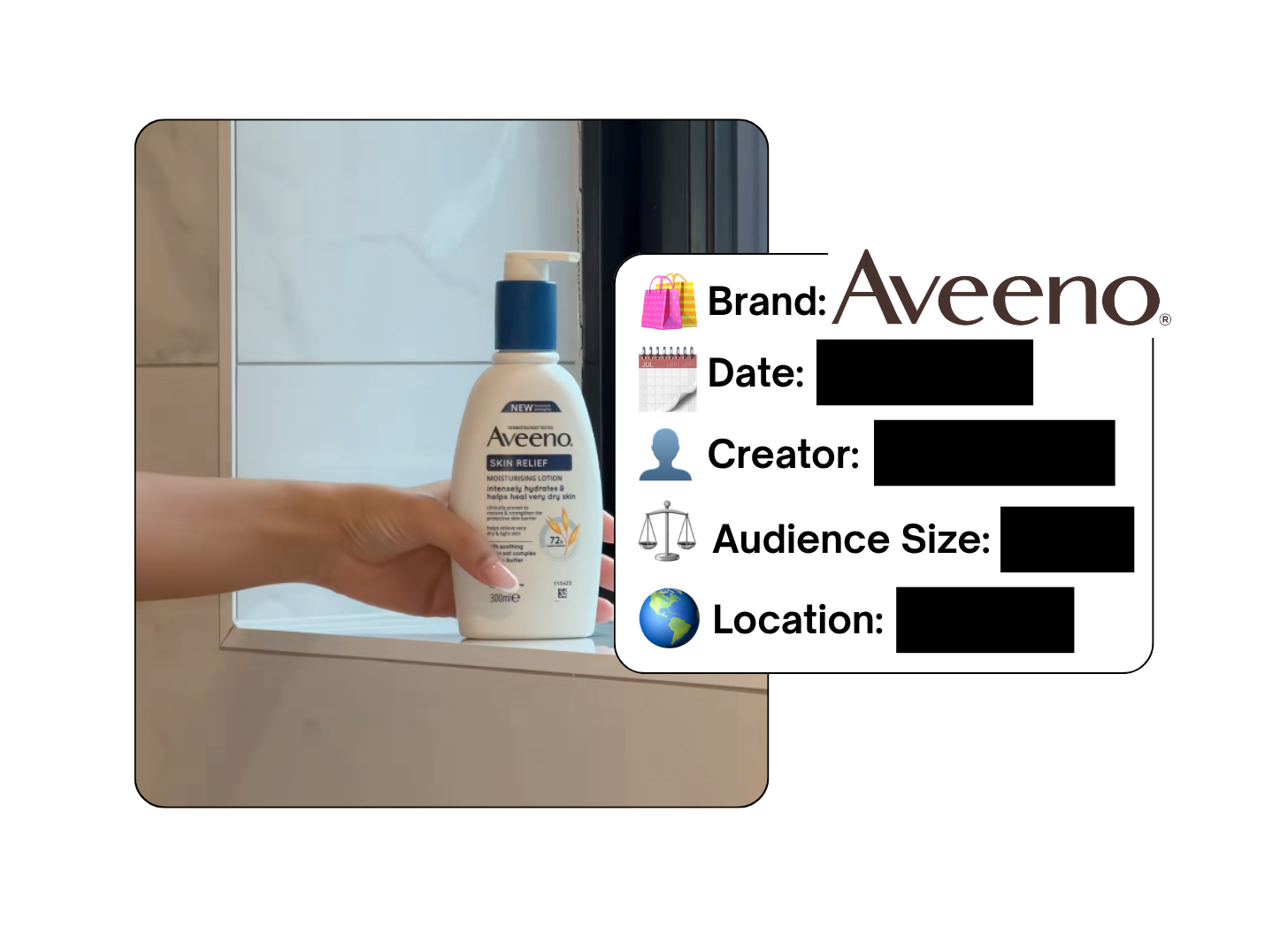 Spotted: Aveeno in a new paid collab
