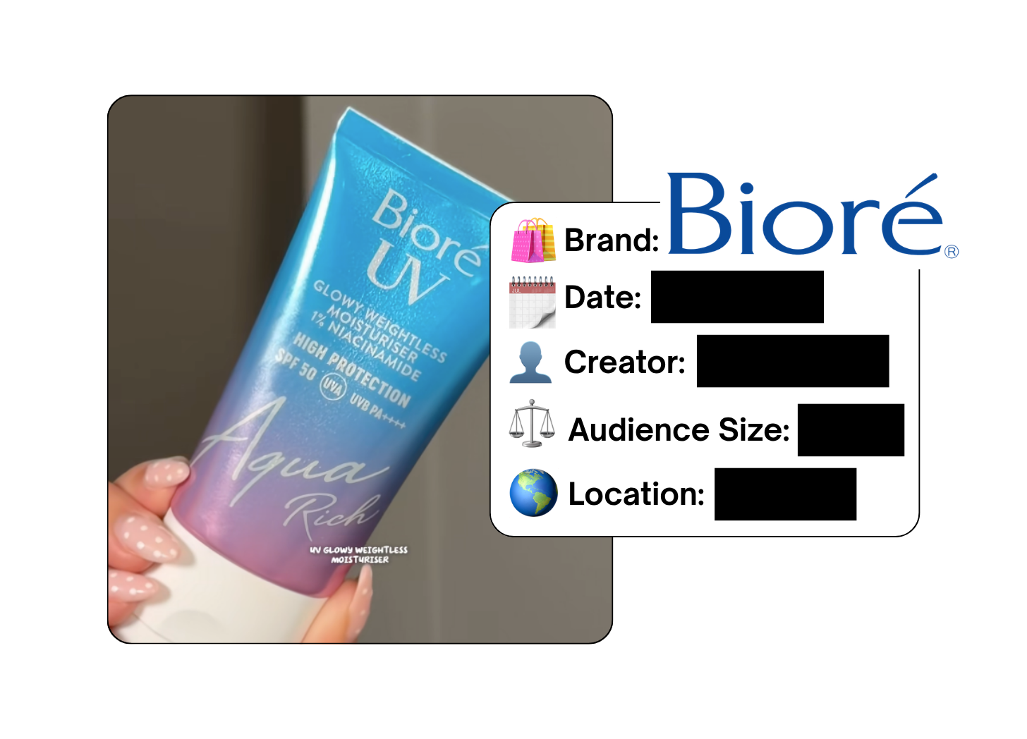 Spotted: Bioré in a new paid collab