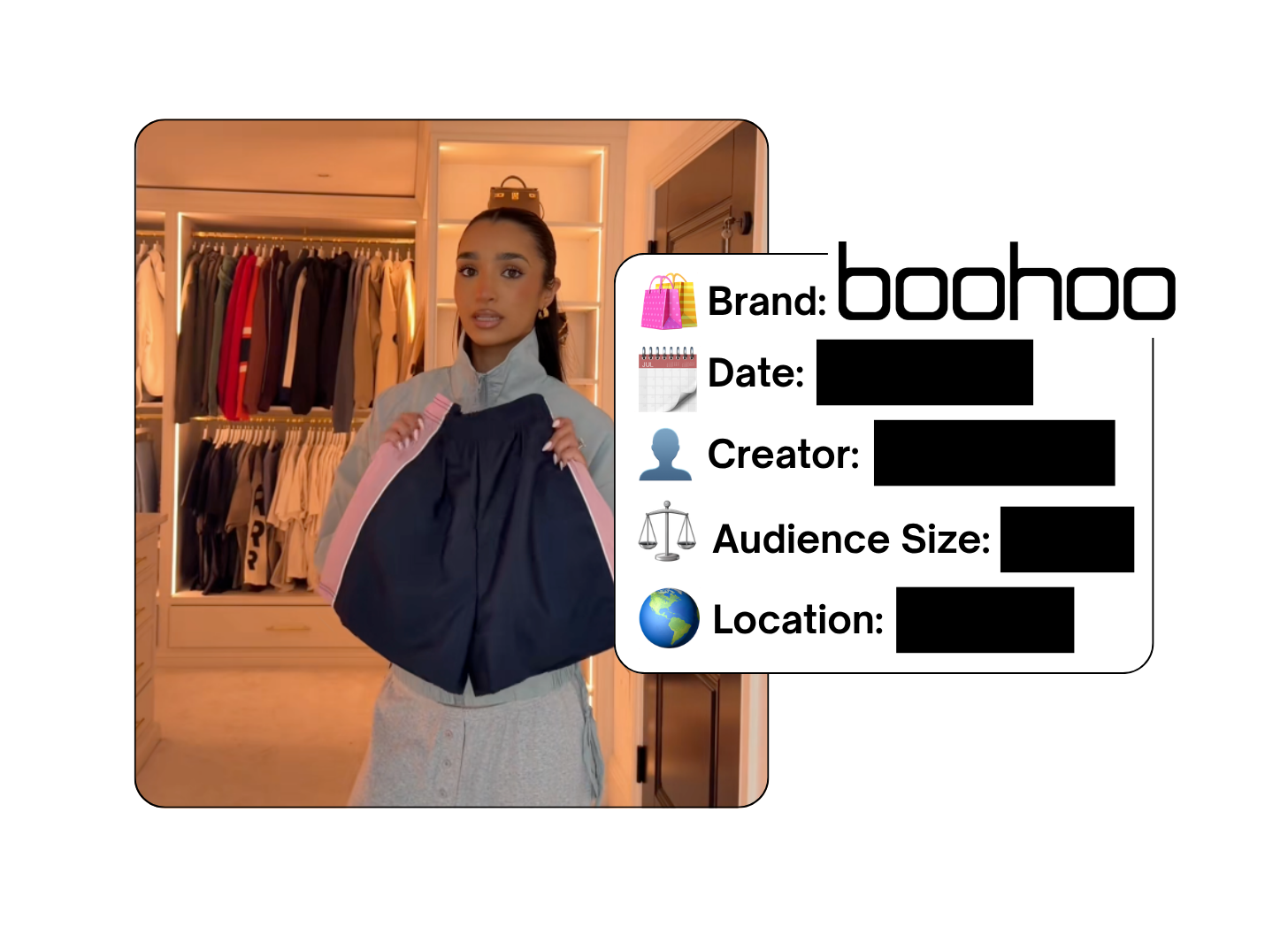 Spotted: Boohoo in a new paid collab