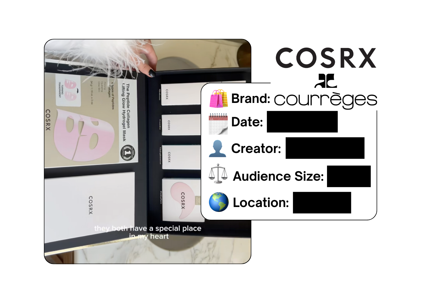 Spotted: COSRX x Courreges in a new paid collab