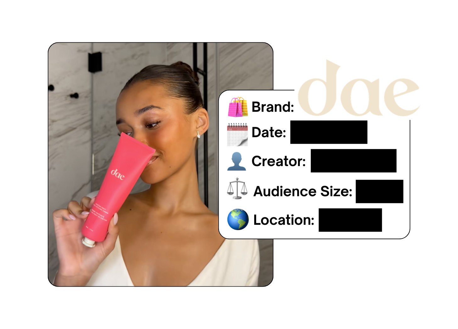 Spotted: Dae Hair in a new paid collab