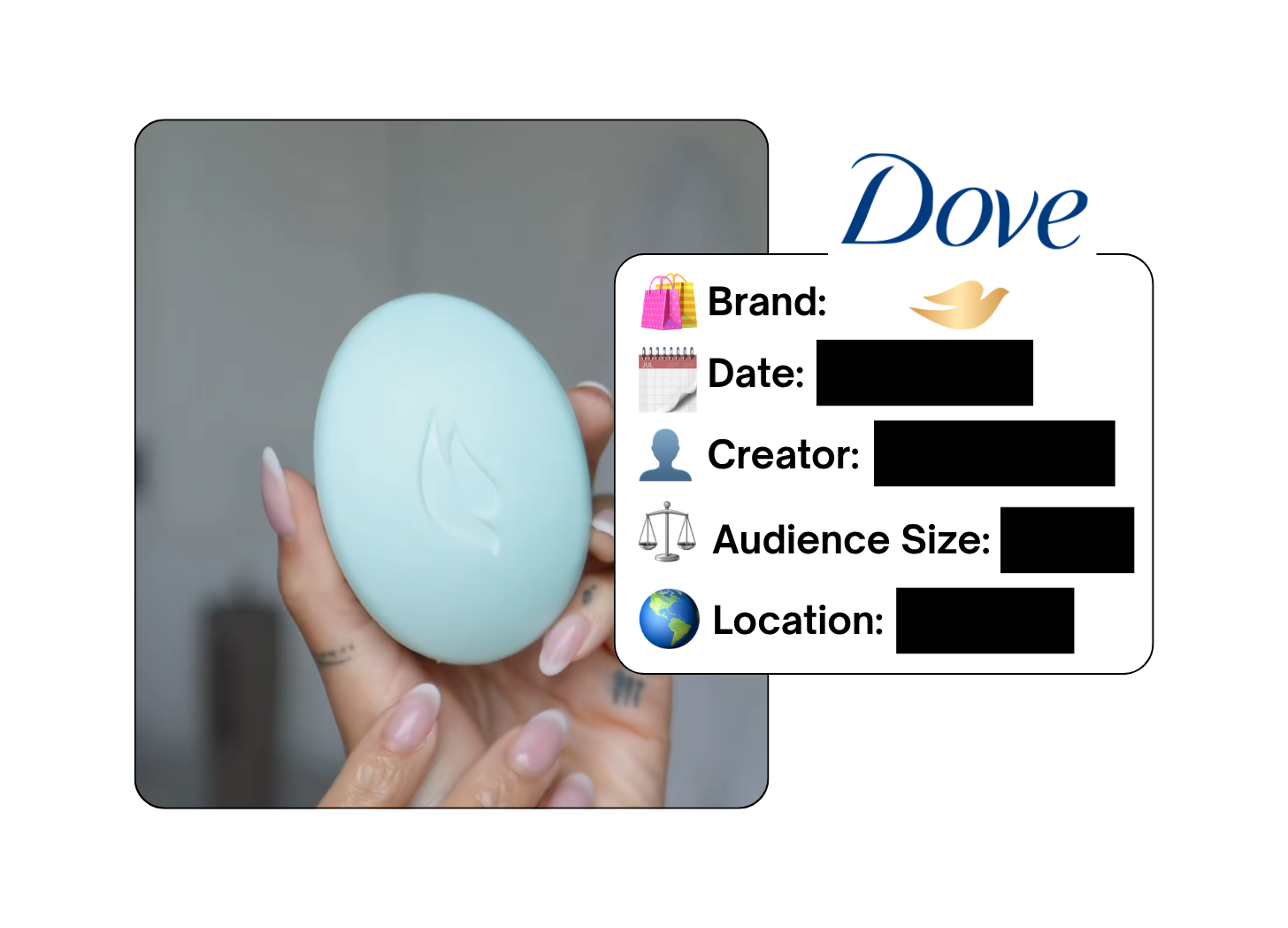 Spotted: Dove in a new paid collab