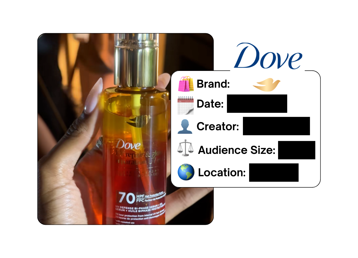 Spotted: Dove in a new paid collab