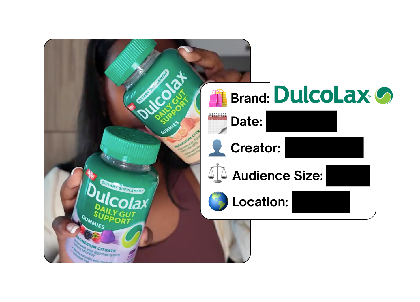 Spotted: Dulcolax in a new paid collab
