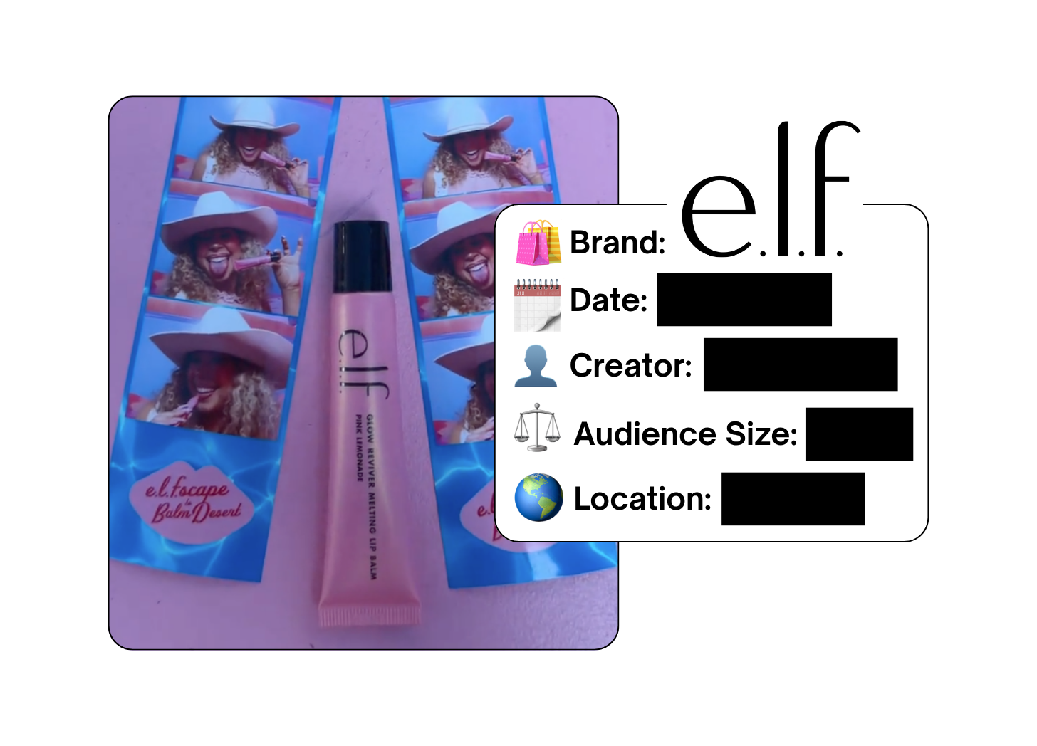 Spotted: Elf Cosmetics in a new paid collab