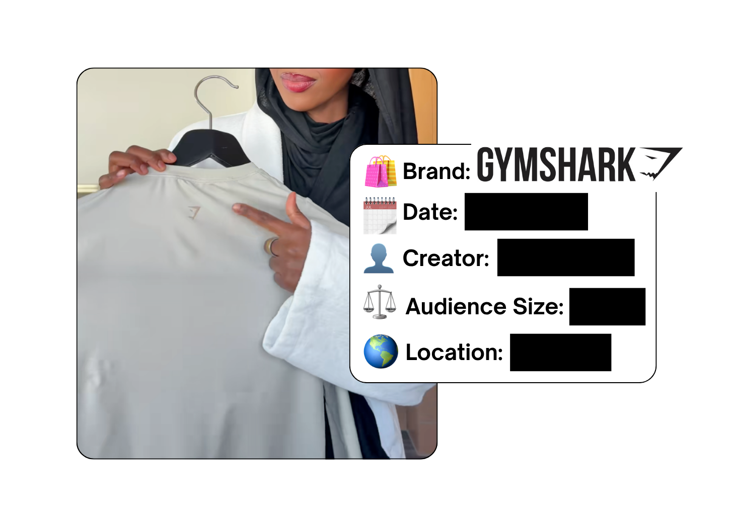 Spotted: Gymshark in a new paid collab