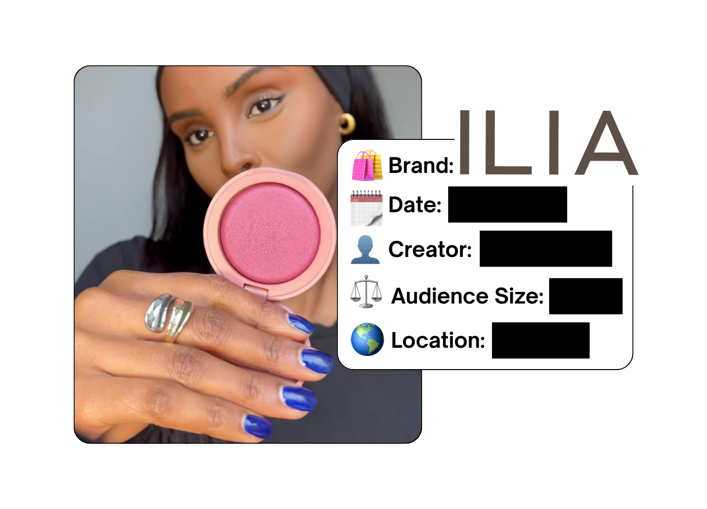 Spotted: ILIA Beauty in a new paid collab