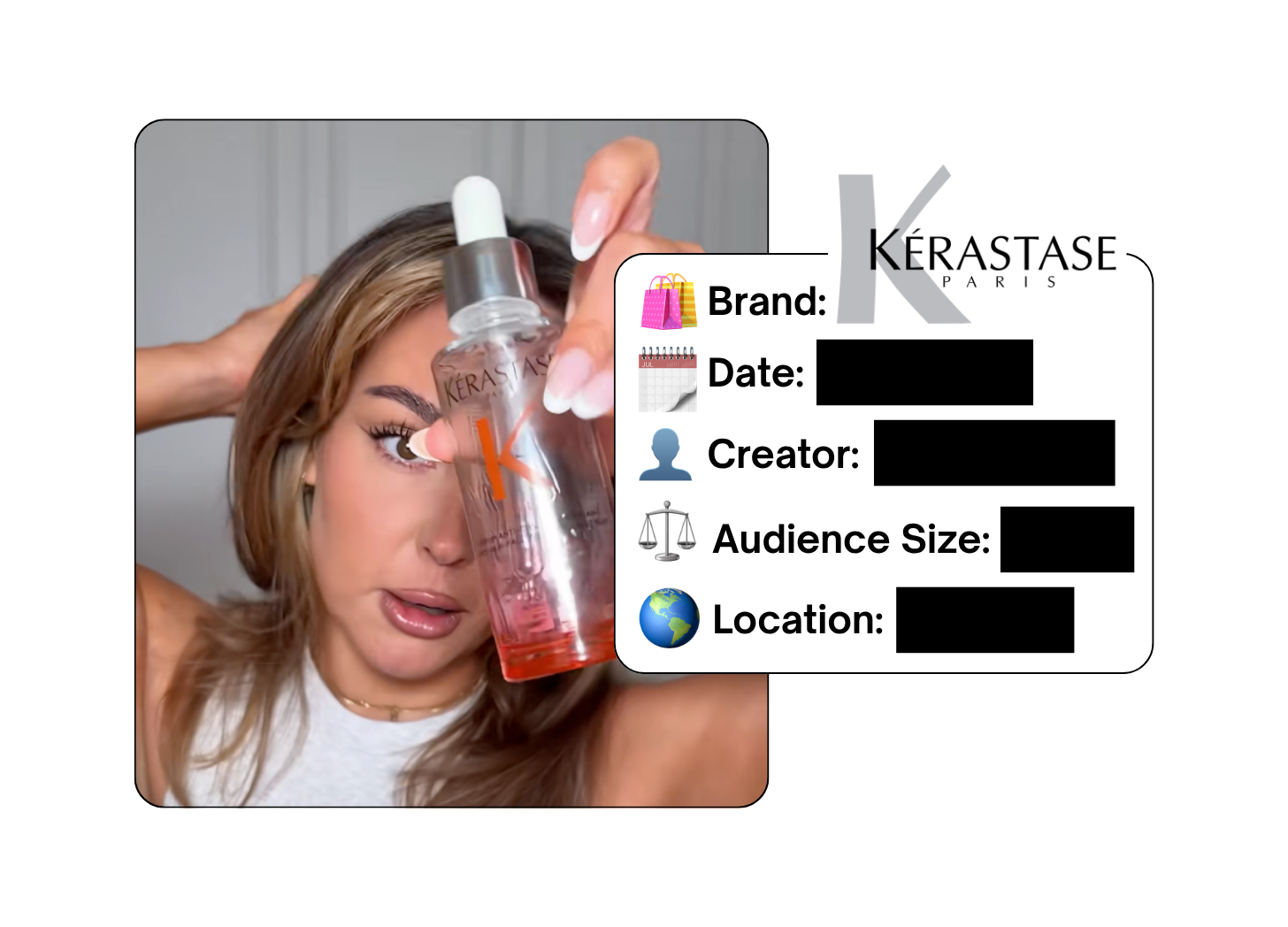 Spotted: Kerastase in a new paid collab