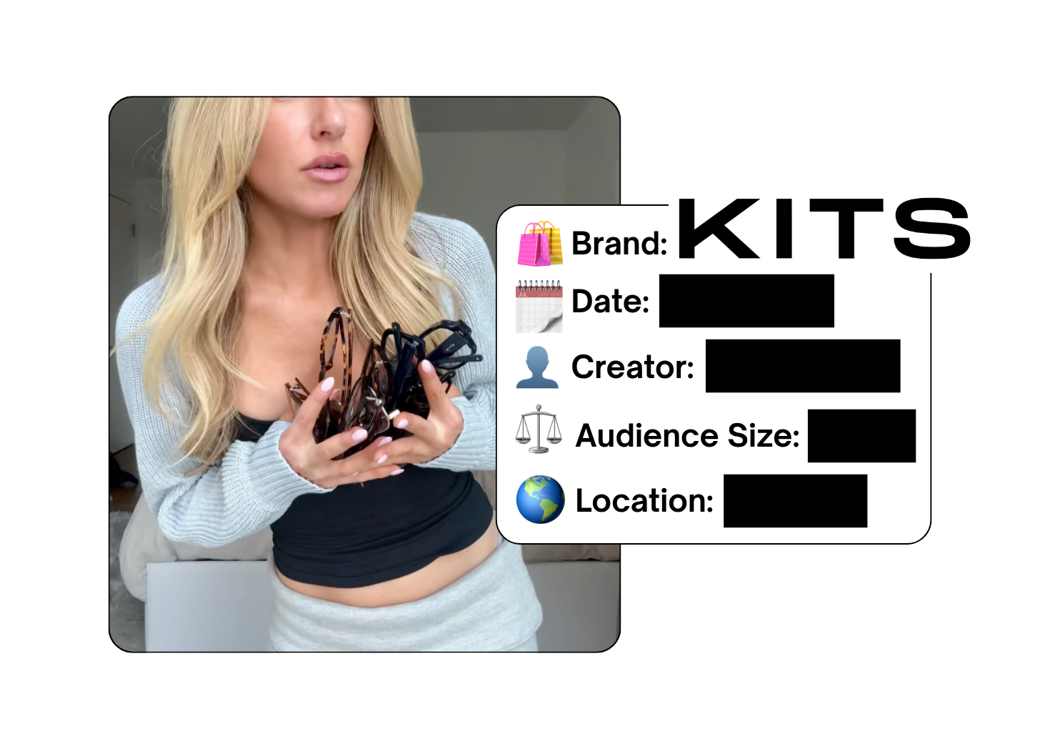 Spotted: Kits Eyecare in a new paid collab