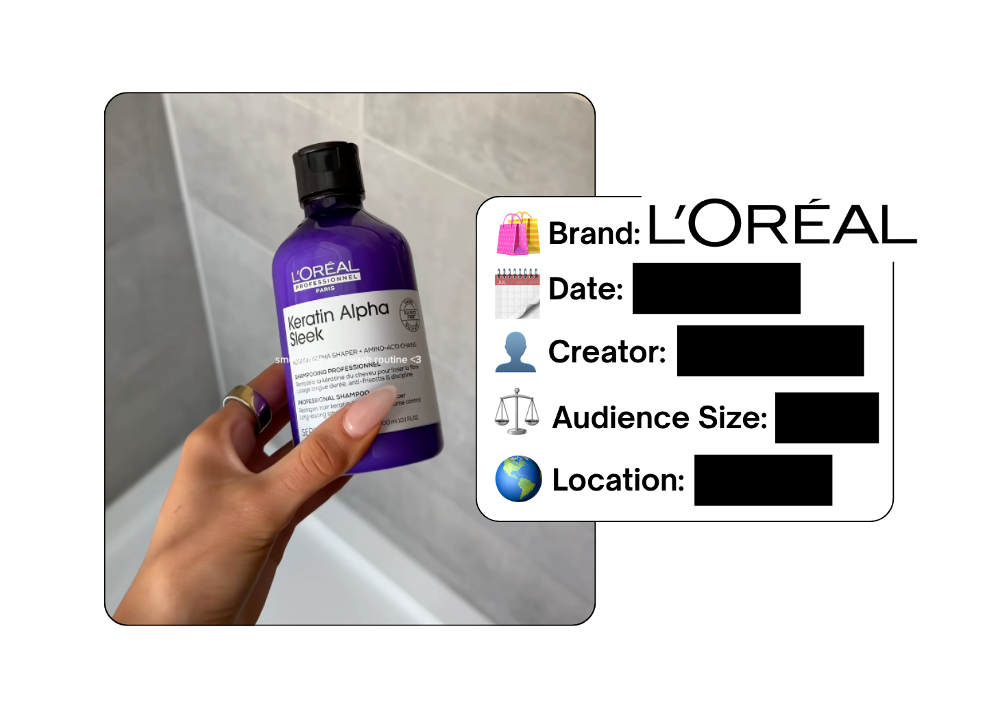 Spotted: L'Oreal in a new paid collab