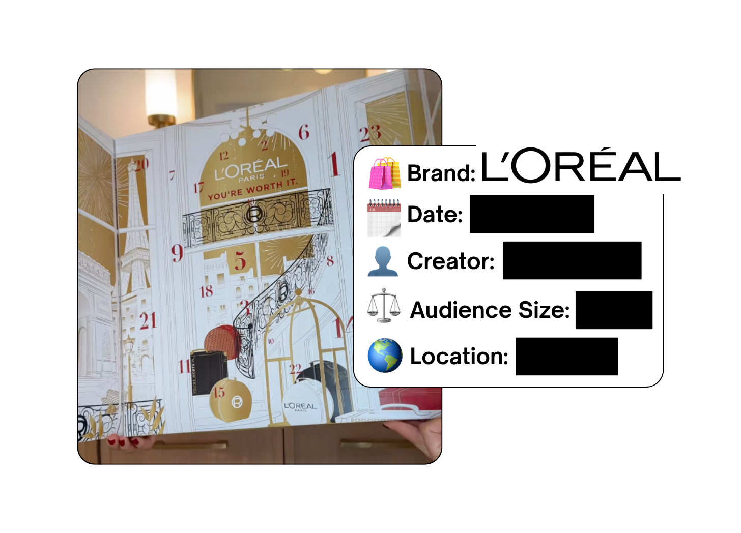 Spotted: L’Oreal in a new paid collab
