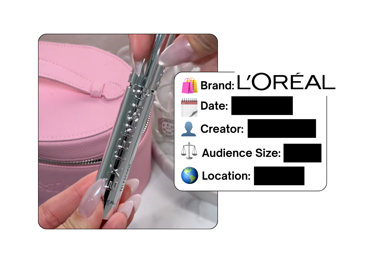 Spotted: L'Oreal in a new paid collab