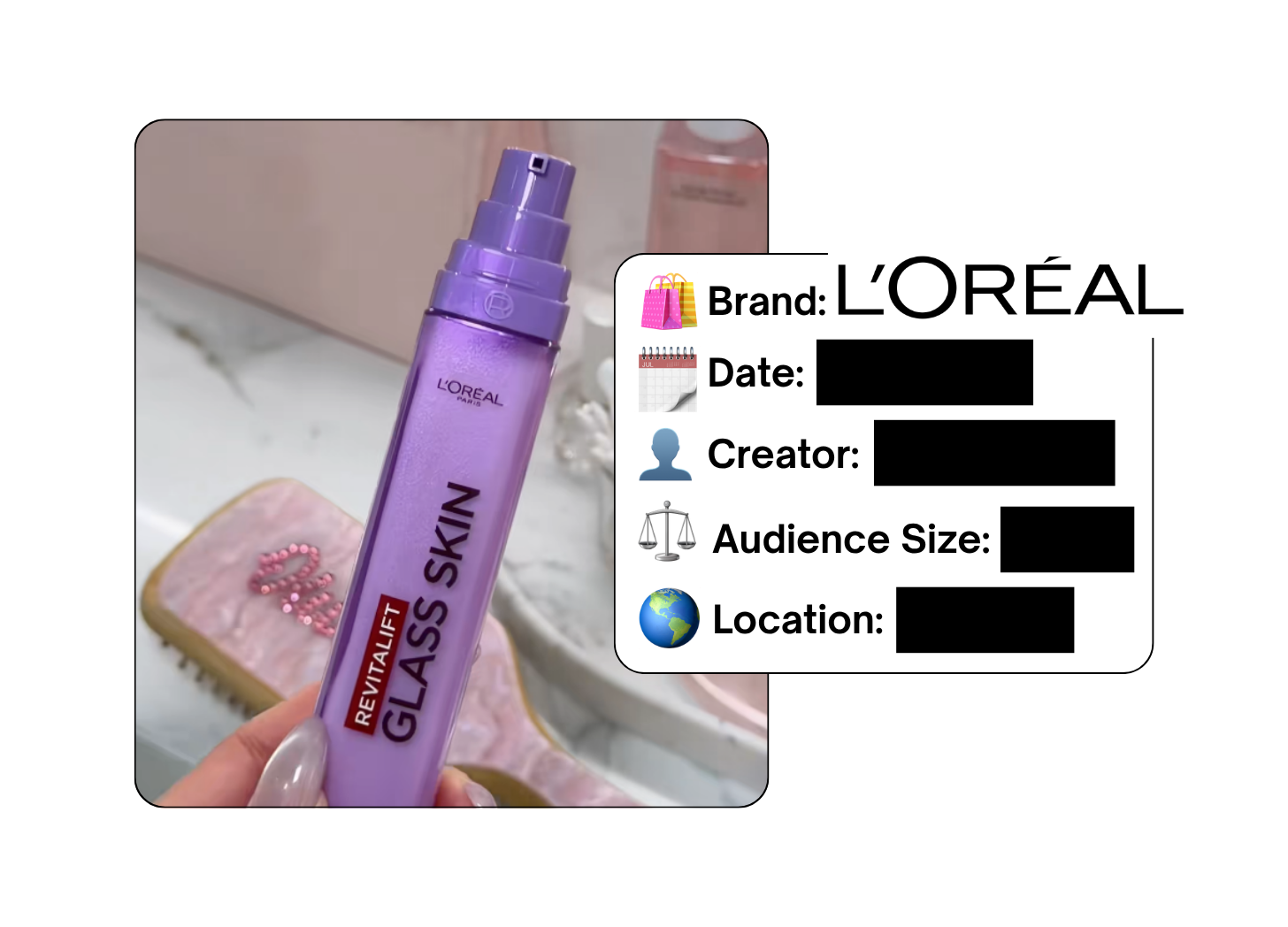 Spotted: L'Oreal in a new paid collab