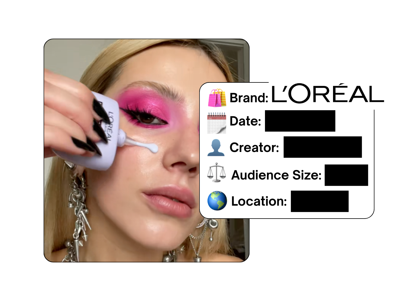 Spotted: L’Oreal in a new paid collab