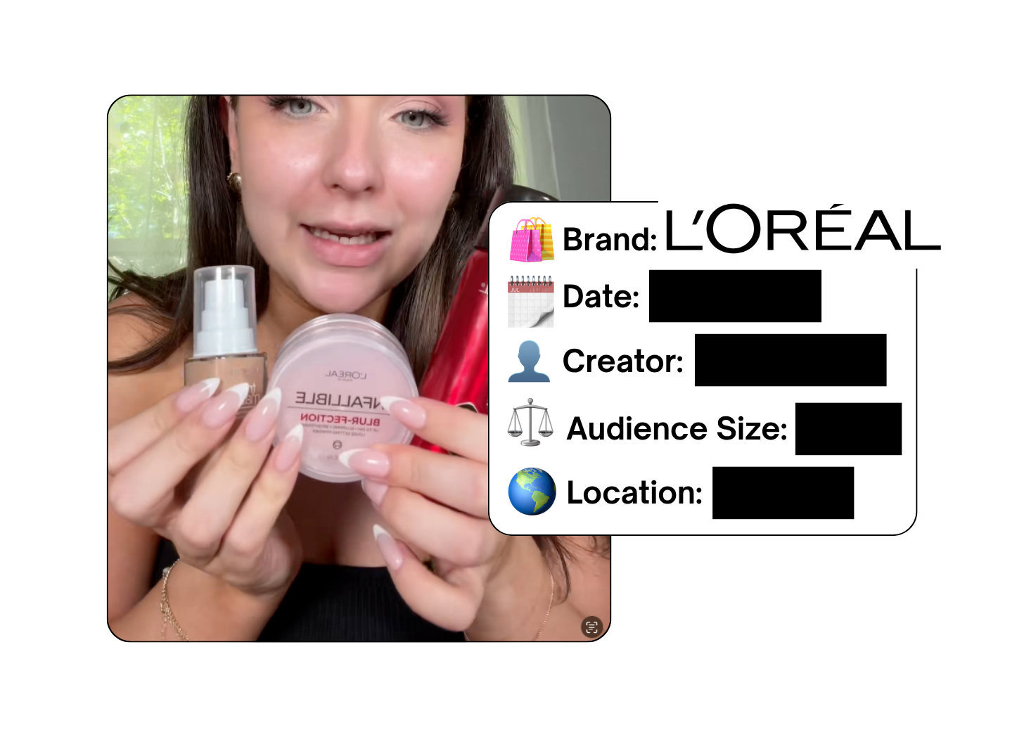Spotted: L’Oreal in a new paid collab