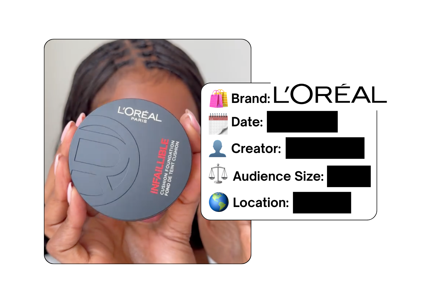 Spotted: L’Oreal in a new paid collab
