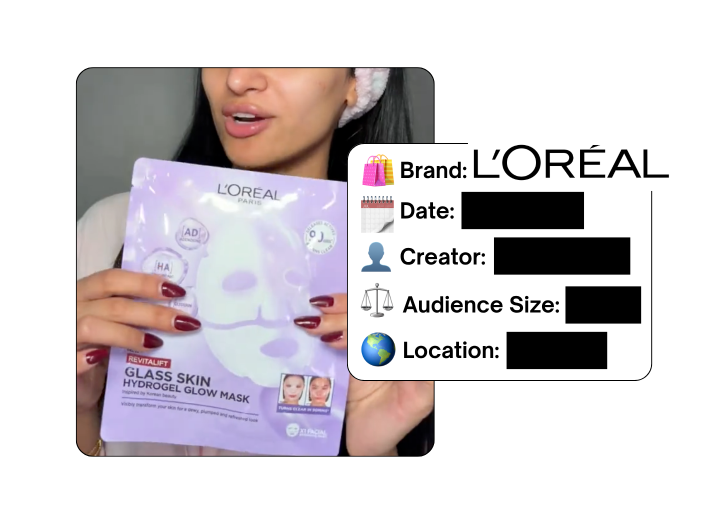 Spotted: L’Oreal in a new paid collab