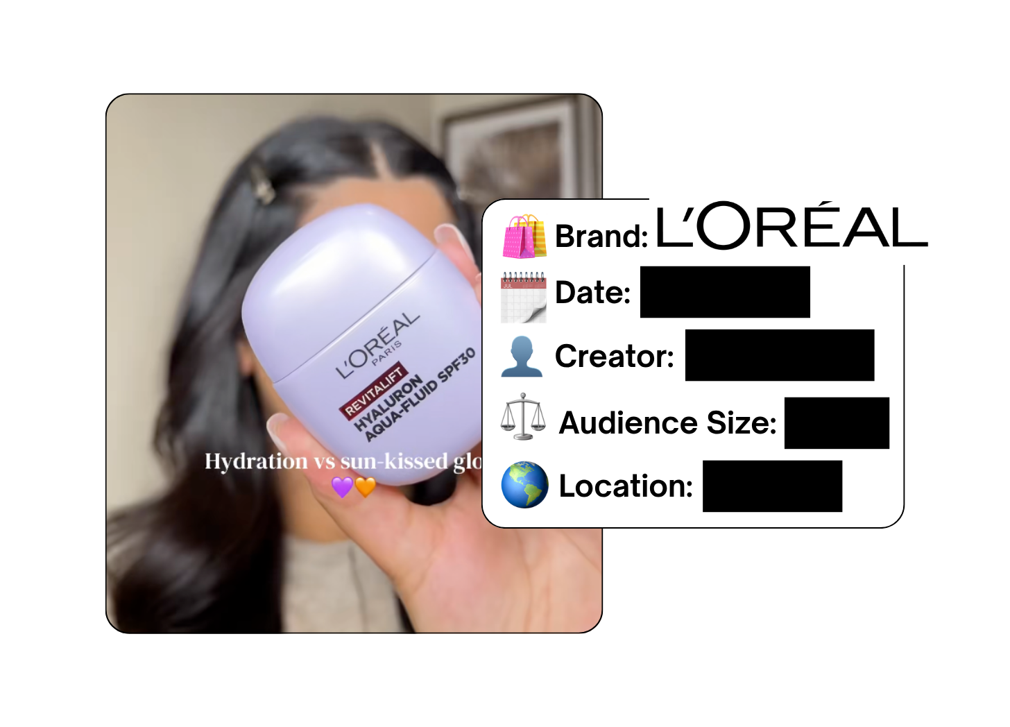 Spotted: L’Oreal in a new paid collab