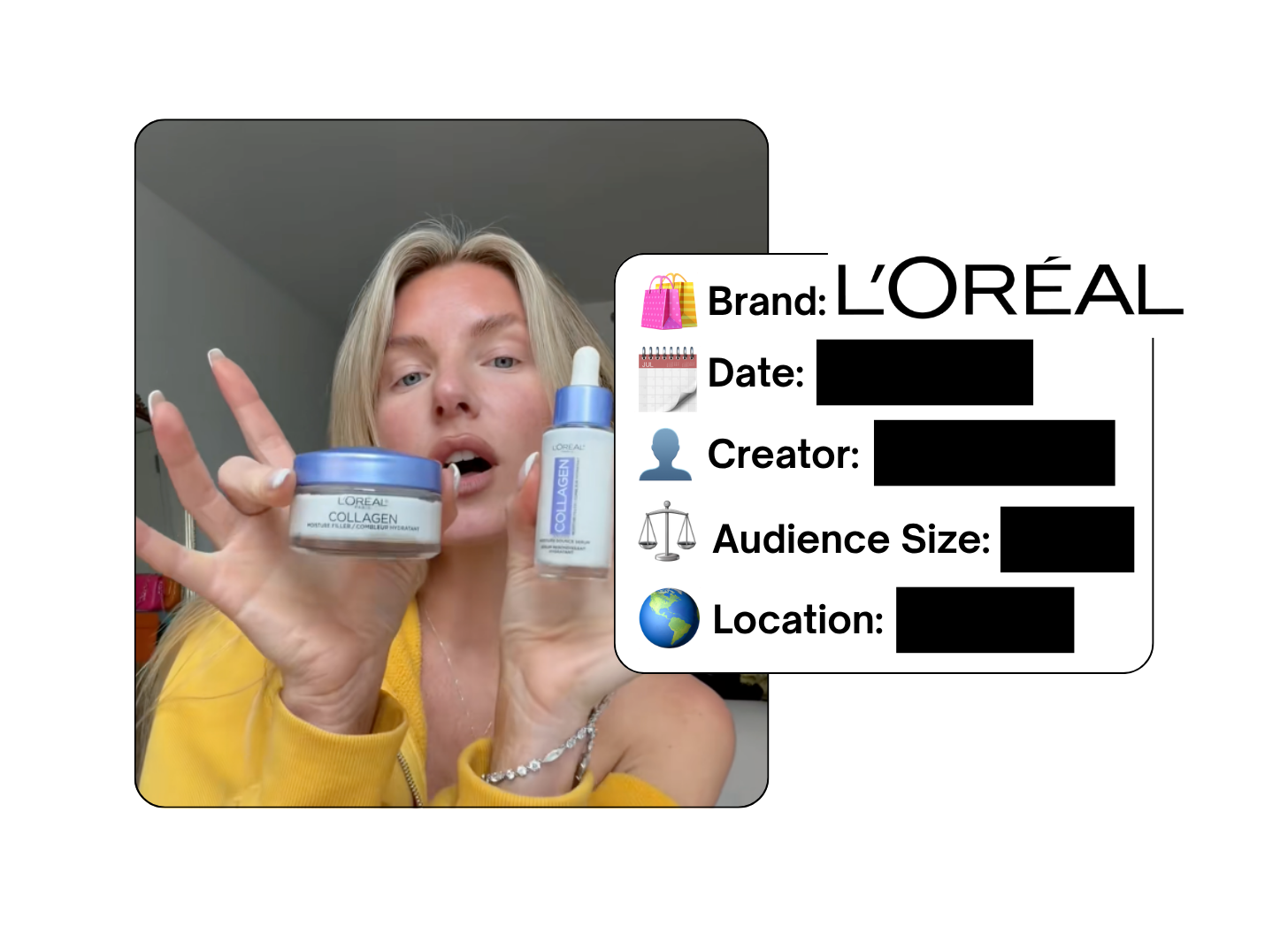 Spotted: L’Oreal in a new paid collab