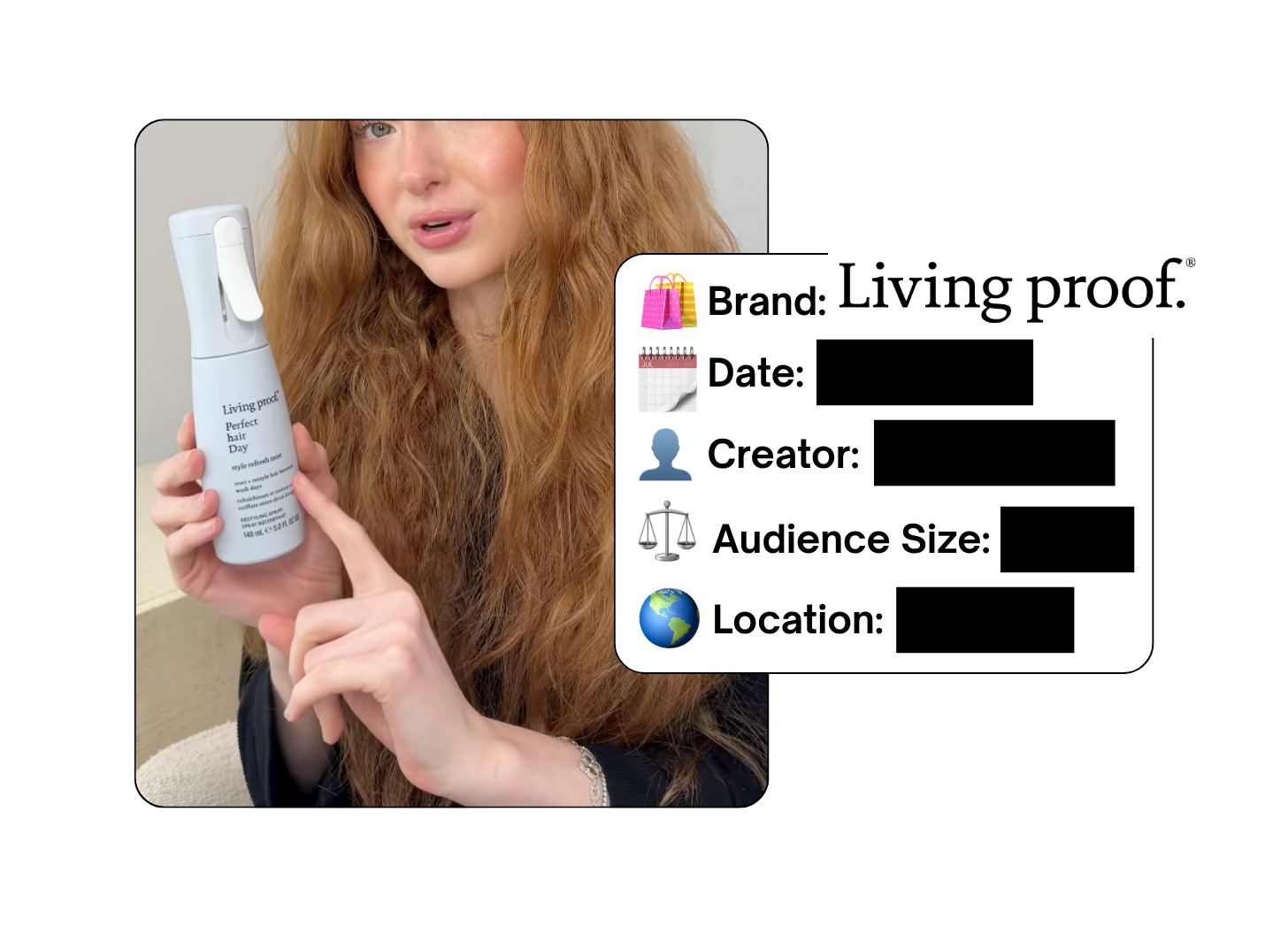Spotted: Living Proof in a new paid collab