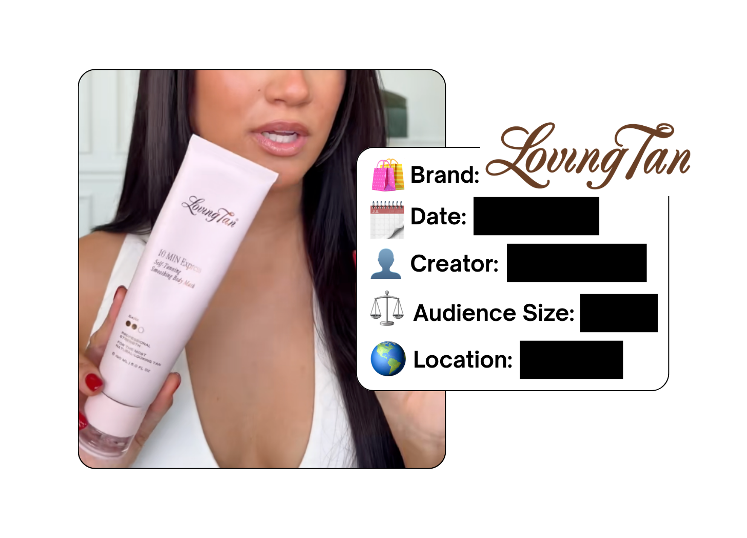 Spotted: Loving Tan in a new paid collab