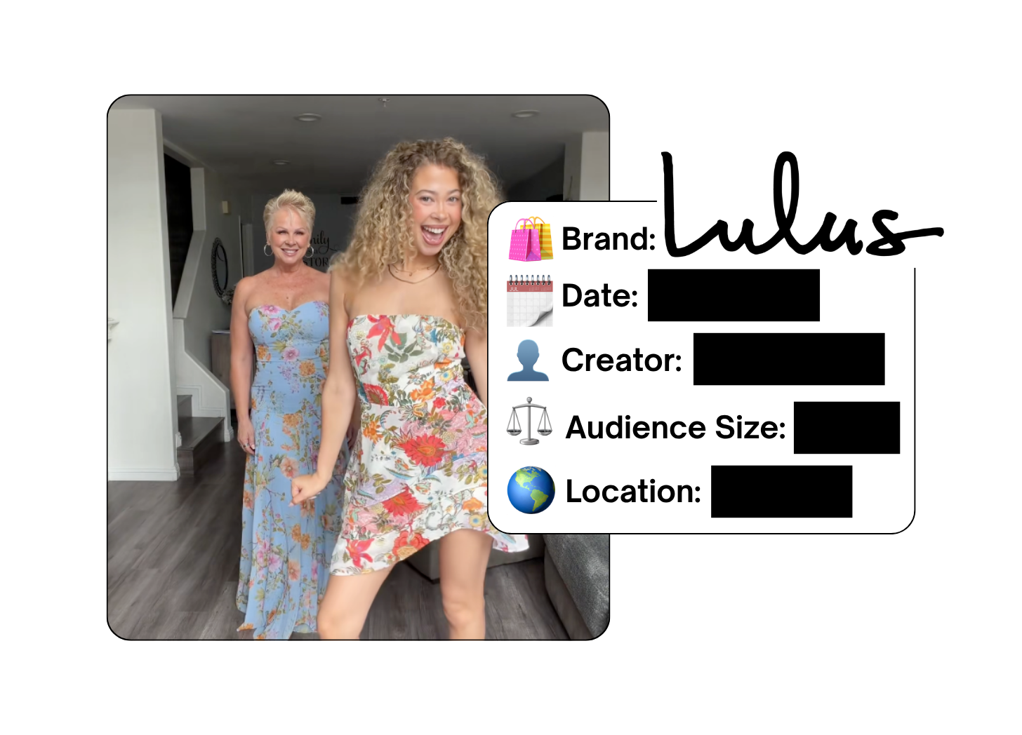Spotted: Lulus in a new paid collab