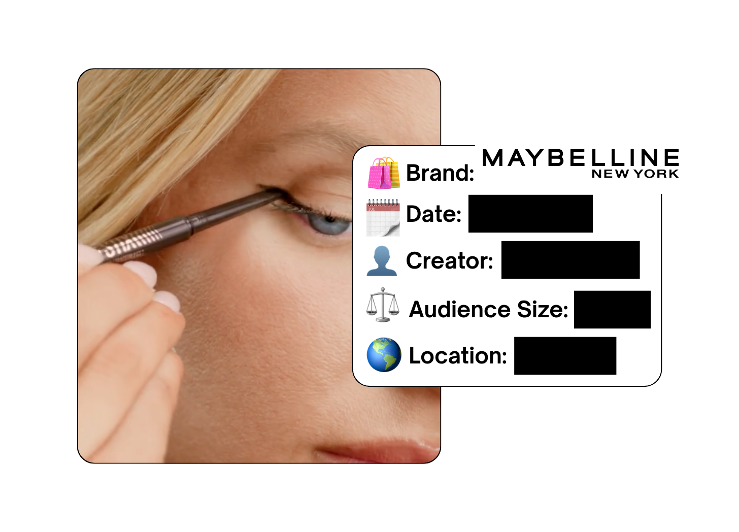 Spotted: Maybelline in a new paid collab
