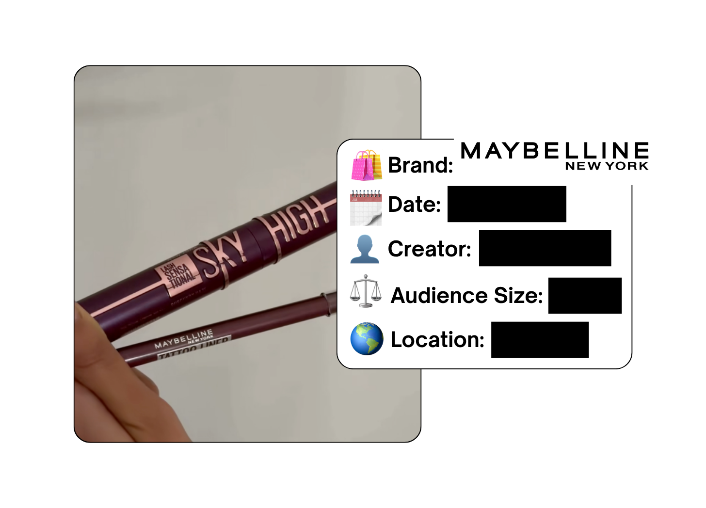 Spotted: Maybelline in a new paid collab